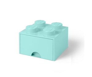 Barnerom - LEGO BRICK DRAWER 4 - AQUA - 40051742