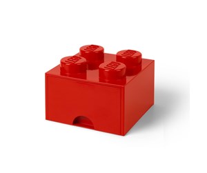 Barnerom - LEGO BRICK DRAWER 4 - RED - 40051730