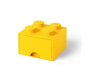 Barnerom - LEGO BRICK DRAWER 4 - YELLOW - 40051732