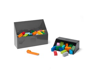 Barnerom - LEGO BRICK SCOOPER SET (2pcs) - GREY and BLACK - 41210001