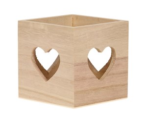 Arts & Crafts - Tilbehør - Playwood Tea light holder Heart - SL204A