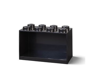 Barnerom - LEGO BRICK SHELF 8 KNOBS - BLACK - 41151733