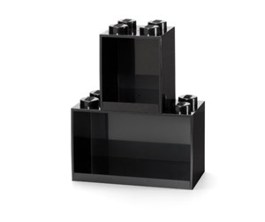 Barnerom - LEGO BRICK SHELF SET - BLACK - 41171733