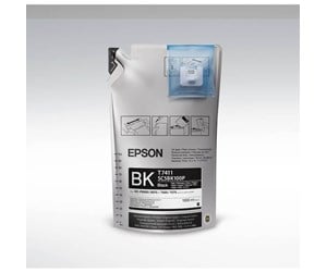 Printertilbehør blekk/toner - Epson Ink UltraChrome DS T741100 1L Black - Blekkpatron Svart - C13T741100-01