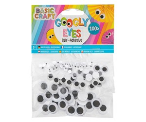 Hobbyartikler - Creative Craft Group Wiggle eyes 80 pcs. - 100067