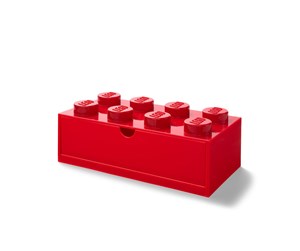 Barnerom - LEGO Desk Drawer 8 - Red - 40211730