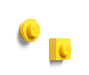 Barnerom - LEGO MAGNET SET ROUND AND SQUARE - YELLOW - 40101732