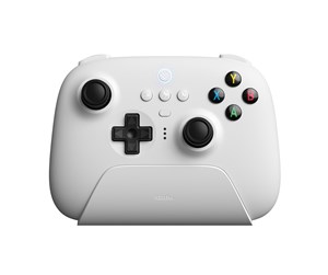 Spill - Tilbehør - 8BitDo Ultimate 2.4G Wireless Controller (Hall Effect) with Charging Dock - White - Controller - Android - RET00416