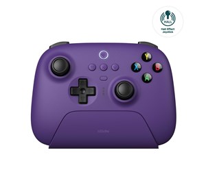 Spill - Tilbehør - 8BitDo Ultimate 2.4G Wireless Controller (Hall Effect) with Charging Dock - Purple - Controller - Android - RET00417