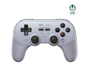 Spill - Tilbehør - 8BitDo PRO 2 (Hall Effect) - Grey - Controller - Android - RET00411