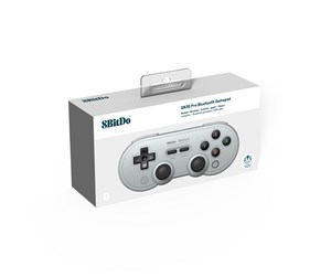 Spill - Tilbehør - 8BitDo SN30 Pro Bluetooth Controller (Hall Effect) - Grey - Controller - Android - RET00413