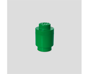 Barnerom - LEGO STORAGE BRICK 1 ROUND - GREEN - 40301740