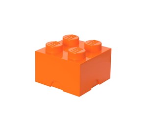 Barnerom - LEGO STORAGE BRICK 4 - ORANGE - 40031760