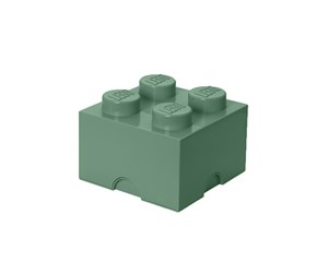 Barnerom - LEGO STORAGE BRICK 4 - SAND GREEN - 40031747