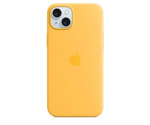 Mobil - Deksel og etui - Apple iPhone 15 Plus Silicone Case with MagSafe - Sunshine - MWNF3ZM/A