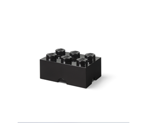 Barnerom - LEGO Storage brick 6 - BLACK - 40000803