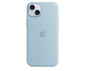 Mobil - Deksel og etui - Apple iPhone 15 Plus Silicone Case with MagSafe - Light Blue - MWNH3ZM/A