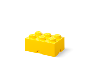 Barnerom - LEGO Storage brick 6 - YELLOW - 40000802