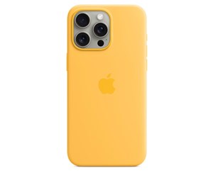 Mobil - Deksel og etui - Apple iPhone 15 Pro Max Silicone Case with MagSafe - Sunshine - MWNP3ZM/A