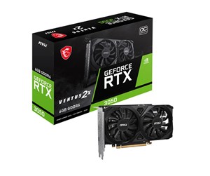 Grafikkort - MSI GeForce RTX 3050 VENTUS 2X OC - 6GB GDDR6 RAM - Grafikkort - RTX 3050 VENTUS 2X 6G OC