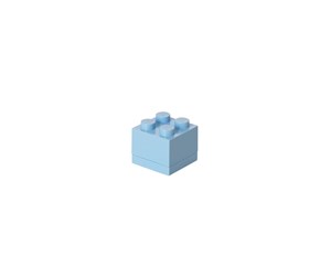 Barnerom - LEGO STORAGE MINI BOX 4 - LIGHT ROYAL BLUE - 40111736