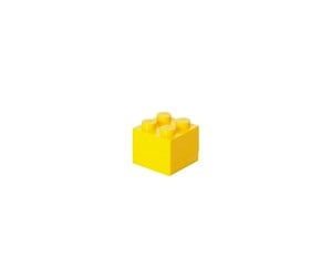 Barnerom - LEGO STORAGE MINI BOX 4 - YELLOW - 40111732