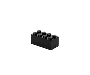 Barnerom - LEGO STORAGE MINI BOX 8 -  BLACK - 40121733