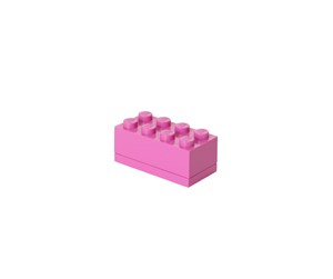 Barnerom - LEGO STORAGE MINI BOX 8 - BRIGHT PURPLE - 40121739