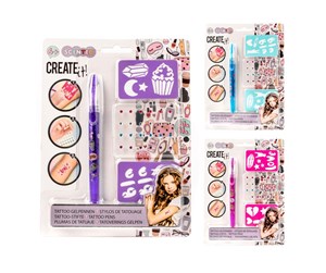 Kreative leker - CREATE IT! Beauty Tattoo Set (Assorted) - 84204