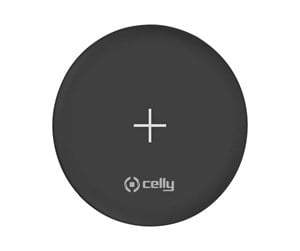 Mobil - Adaptere og ladere - CELLY wireless charging pad - 10 Watt - WLFASTFEELBK