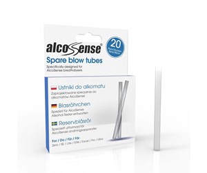 Annen personlig pleie - AlcoSense Mouthpieces 20-Pack - ALC-BLOW-TUBES(20)