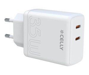 Mobil - Adaptere og ladere - CELLY ProPower TC2USBC35W power adapter - 24 pin USB-C - 35 Watt - TC2USBC35WWH