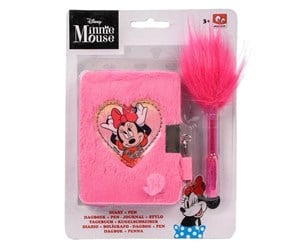 Skole - Slammer Minnie Diary Plush incl. Pen - MM99988V1