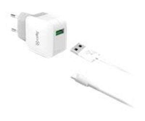 Mobil - Adaptere og ladere - CELLY TCUSBTYPEC power adapter - USB - TCUSBTYPEC