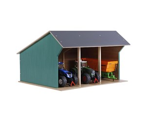 Dukker, Bamser & Utstyr - Kids Globe Agricultural Shed for Tractors Large 1:32 - 610193