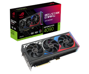 Grafikkort - ASUS GeForce RTX 4090 ROG STRIX BTF OC - 24GB GDDR6X RAM - Grafikkort - 90YV0JT0-M0NA00