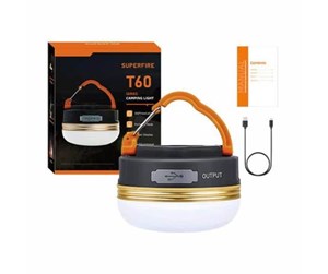 Lamper - Superfire Camping lamp  T60-A 2.5W - T60-A