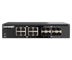 Switch/splitter - QNAP QSW-3216R-8S8T - switch - 16 ports - rack-mountable - QSW-3216R-8S8T