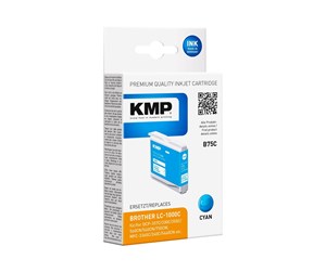 Printertilbehør blekk/toner - KMP B75C - cyan - compatible - ink cartridge - Blekkpatron Blå - 1035,4003