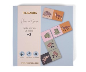 Babyleker - Filibabba Domino game - Nordic animals - FI-02175