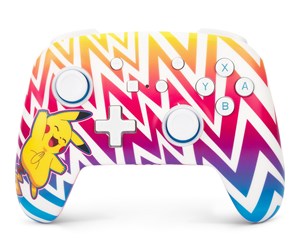 Spill - Tilbehør - PowerA Enhanced Wireless Controller for Nintendo Switch - Pikachu Vibrant - Controller - Nintendo Switch - NSGP0262-01