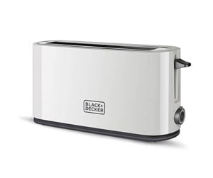 Brødrister - Black & Decker Brødrister Toaster 1000W White - 843240660005