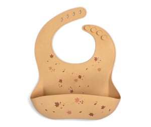 Babyutstyr - Filibabba Silicone bib with print - Chestnuts - FI-02247