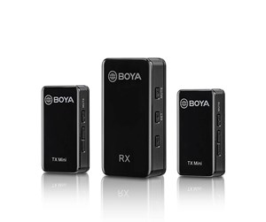 Mikrofon - BOYA Wireless Microphone x2 BY-XM6-S2 Mini 3.5mm - BY-XM6-S2 Mini