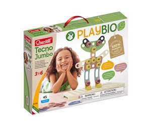 Babyleker - Quercetti PlayBio Tecno Jumbo construction set (45 pieces) - QU-86165