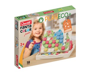 Babyleker - Quercetti PlayEco+ Peg Mosaic FantaColor Junior (58 pcs) - QU-84190