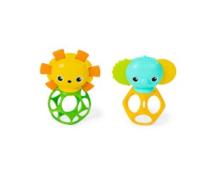 Babyutstyr - Bright Starts Character Oball Teether 2pk - BS-16762