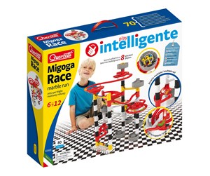 Babyleker - Quercetti Migoga Race marble track - 80 pieces - QU-6560