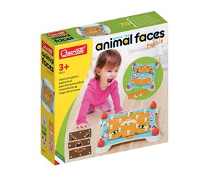 Babyleker - Quercetti Guess the animal faces puzzle - QU-00322