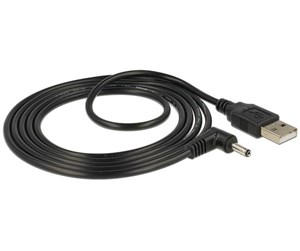 Strømkabel (intern) - DeLOCK Cable USB Power > DC 3.5 x 1.35 mm Male 90° 1.5 m (83577) - 83577